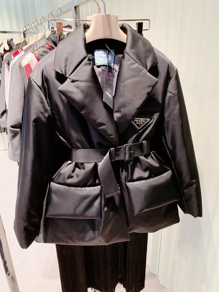 Prada Re-Nylon Gabardine Puffer Jacket – The Luxury Shopper