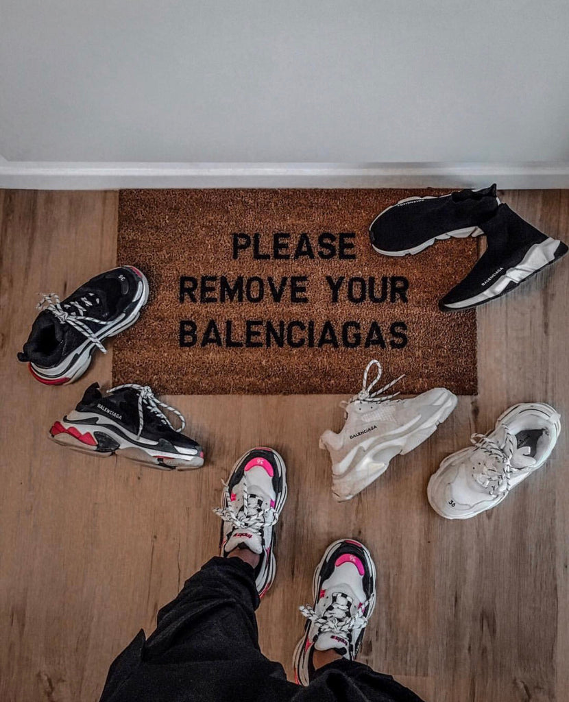 balenciaga city navy