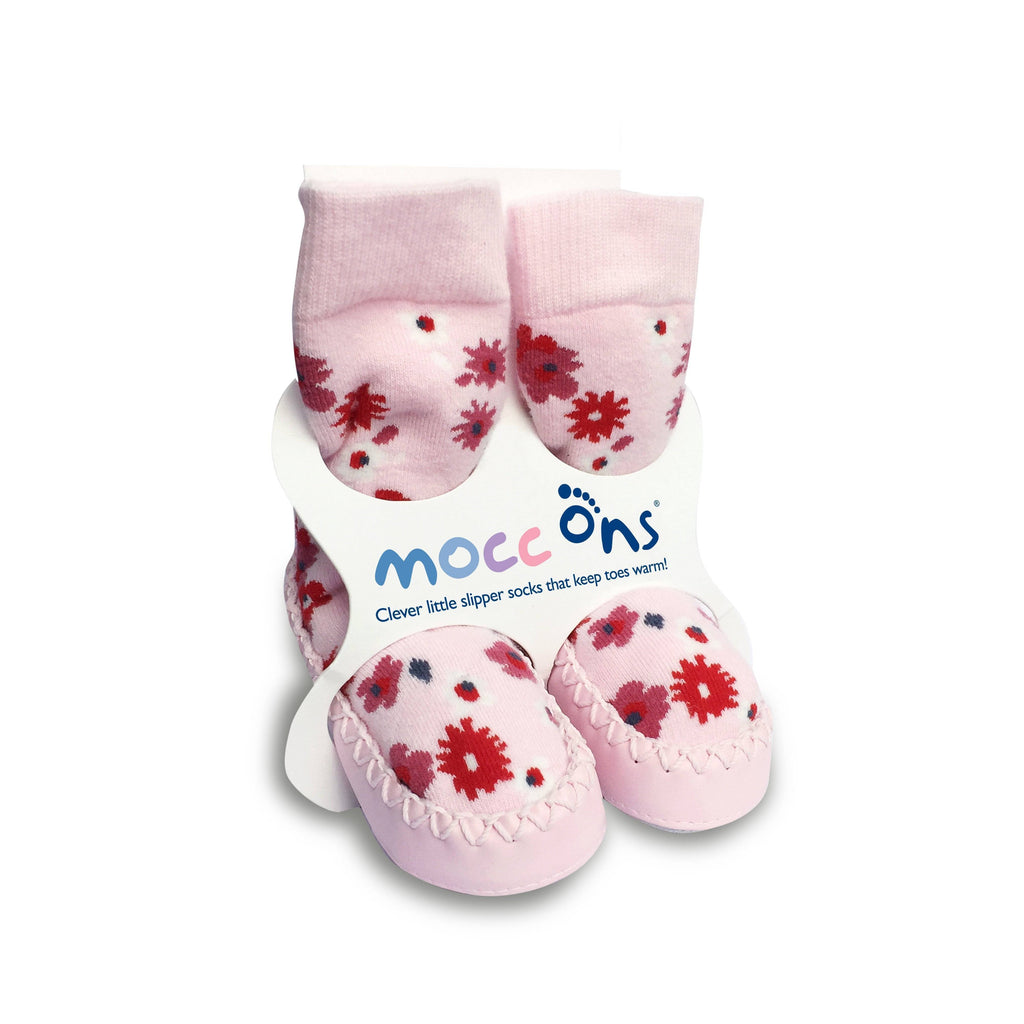 Cute Moccasin Style Slipper Socks 