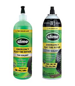 Slime Emergency Tire Sealant and Slime Thru-Core