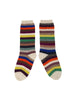 Multicolour Cashmere Stripy Long Sock - IndependentBoutique.com