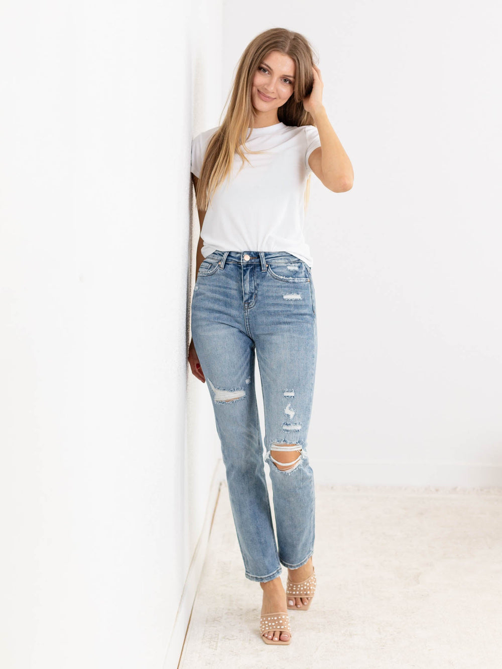 MICA Grenache Super High Rise StraightDenim jeans