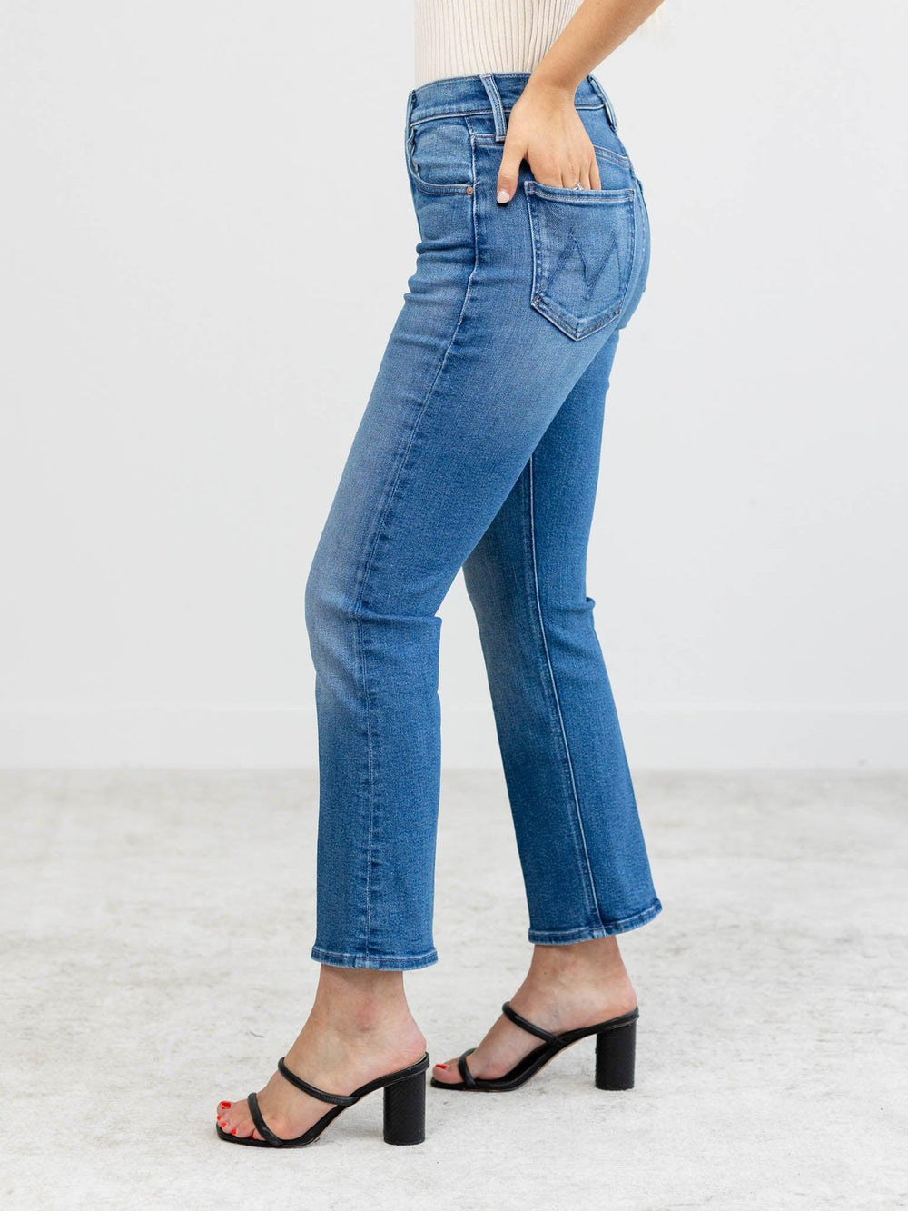 MOTHER Work Hard Play Hard The Tripper AnkleDenim jeans