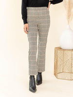 Black Tape-Black Tape Plaid Pull On Pant - Leela and Lavender