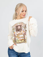 Daydreamer-Daydreamer Willie Nelson Red Headed Stranger Long Sleeve Tee - Leela and Lavender