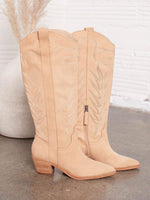 Dolce Vita-Dolce Vita Solei Nubuck Tall Western Boot - Leela and Lavender