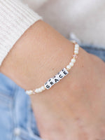 Little Words Project-Little Words Project Grace Bracelet - Leela and Lavender