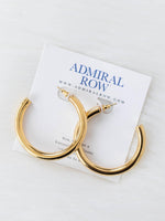 Admiral Row-Medium Hoop Earrings - Leela and Lavender