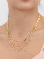 Multi Layered Bar Chain NecklaceNecklace