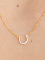 Sahira Bridgette Mini Horseshoe NecklacePremium necklace