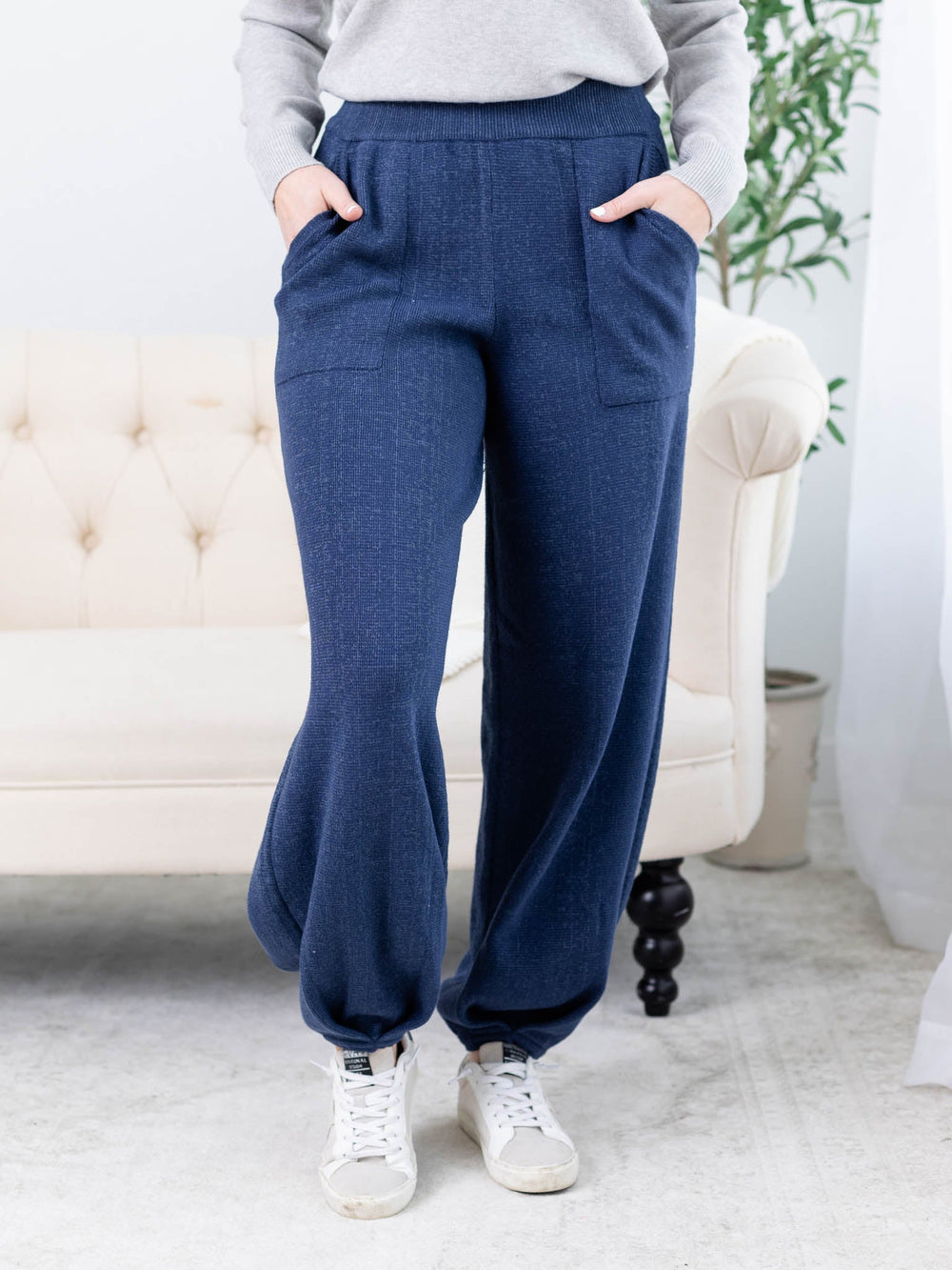 Entro-Slouchy Lounge Pant - Leela and Lavender