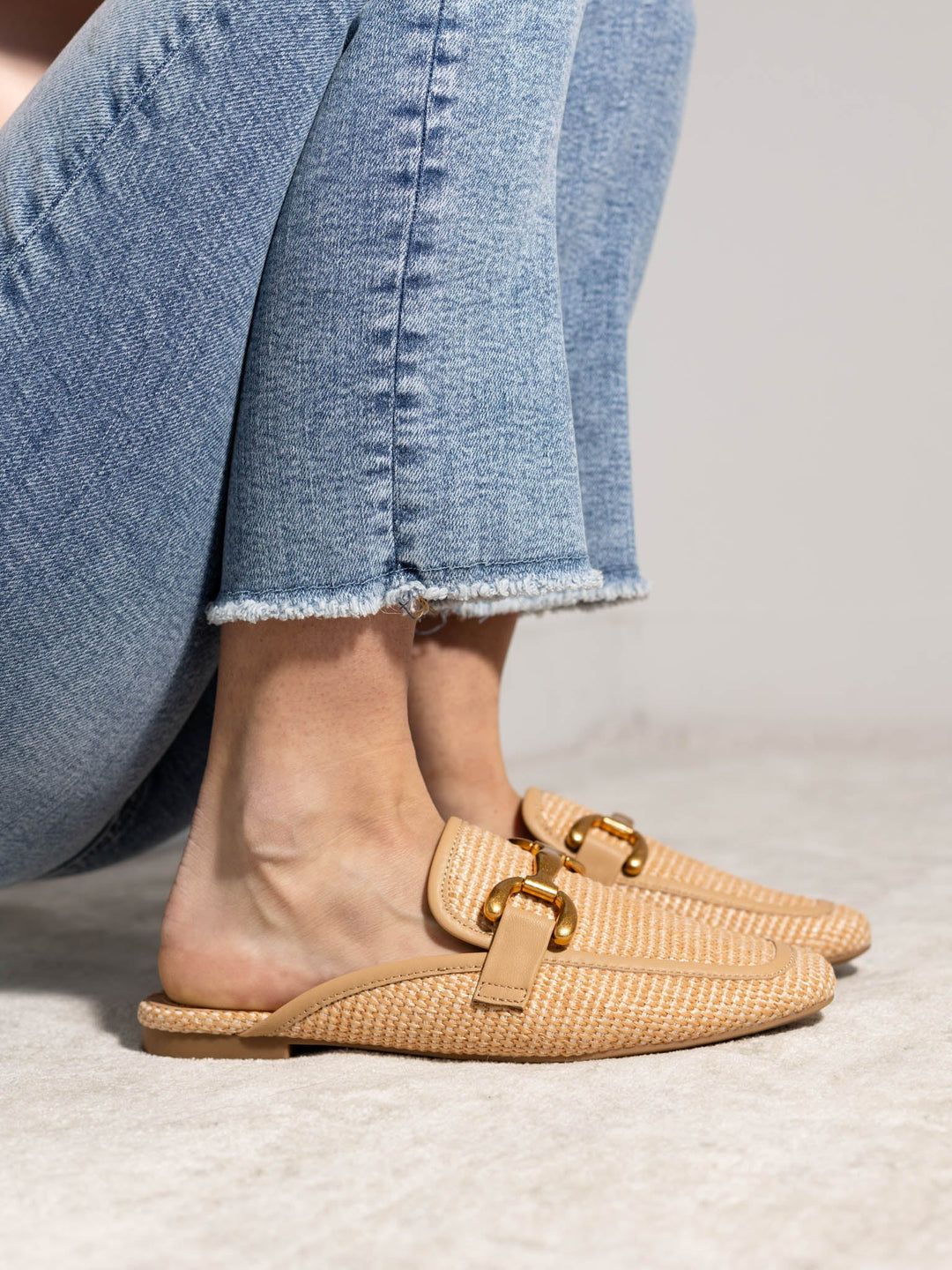 Steve Madden Fortunate Raffia LoaferMules/Dressy Shoes