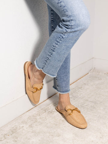 Steve Madden Fortunate Raffia LoaferMules/Dressy Shoes