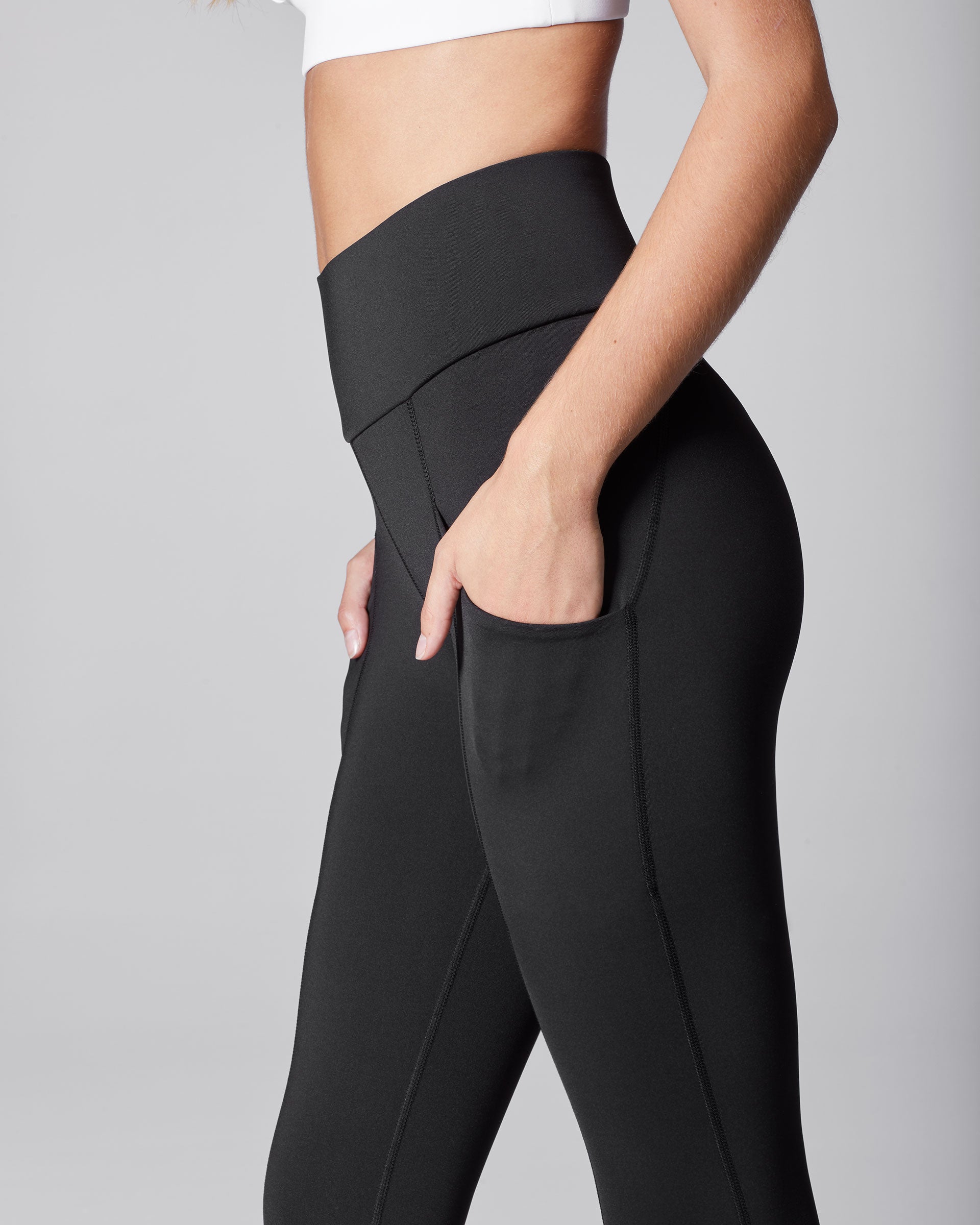 High-Waist Leggings with Pockets