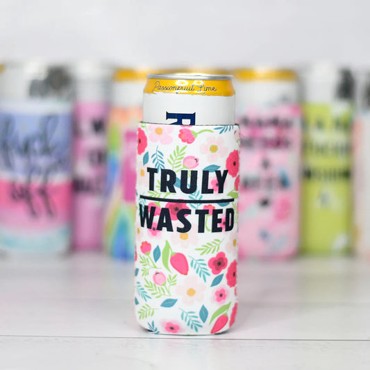 Drink Happy Thoughts Slim Can Cooler – The Clothing Loft Boutique