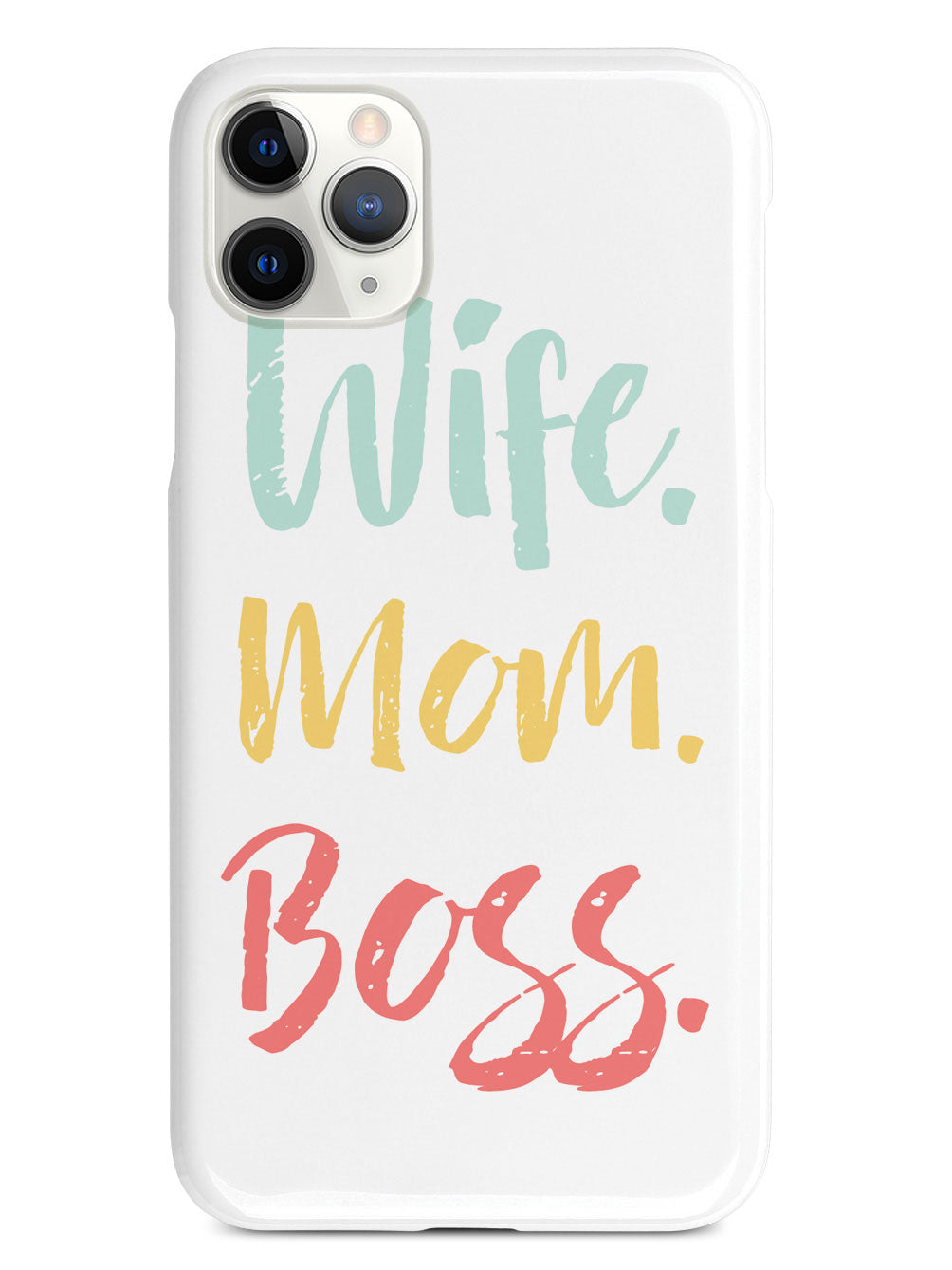 wife mom boss phone case