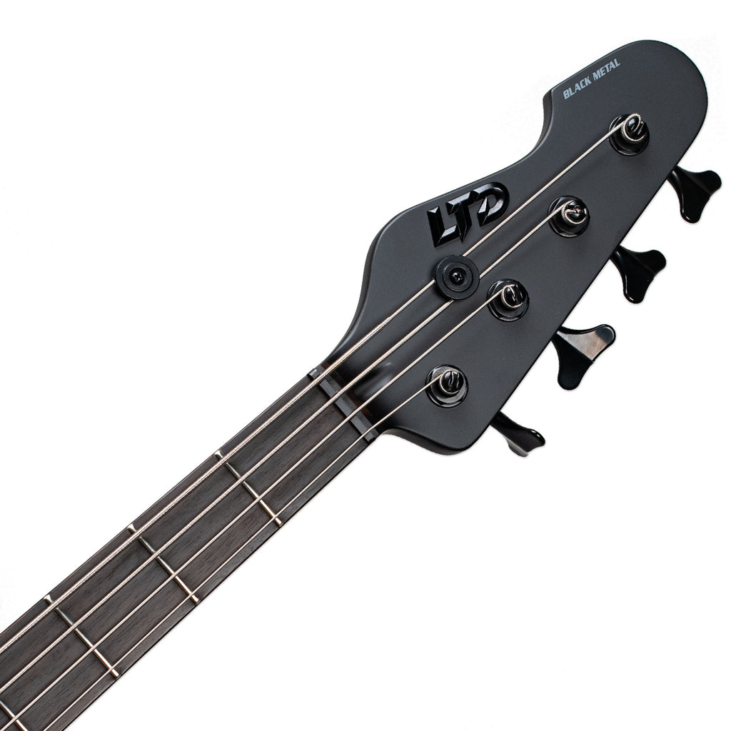 Ltd Ap 4 Black Metal Bass Black Satin Stang Guitars