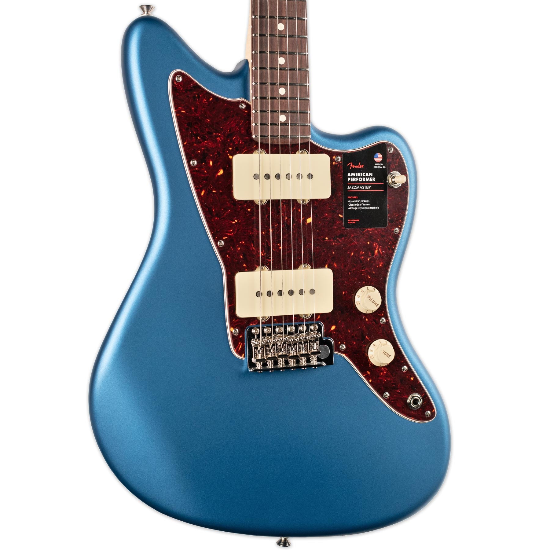 FENDER AMERICAN PERFORMER JAZZMASTER ROSEWOOD FINGERBOARD SATIN