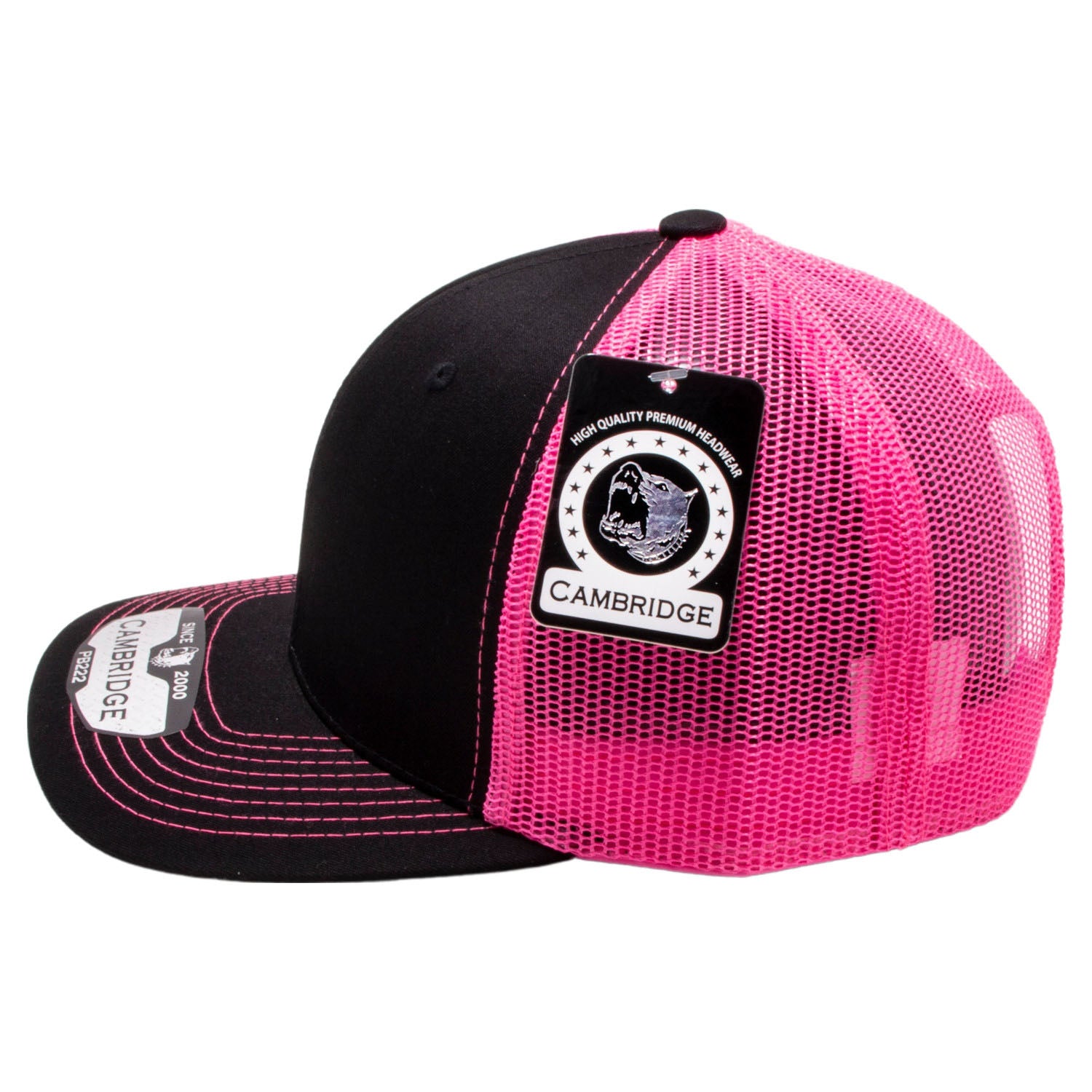 PB222 Pit Bull Cambridge Trucker Hat [Black/Neon Pink] – Pit Bull Cap