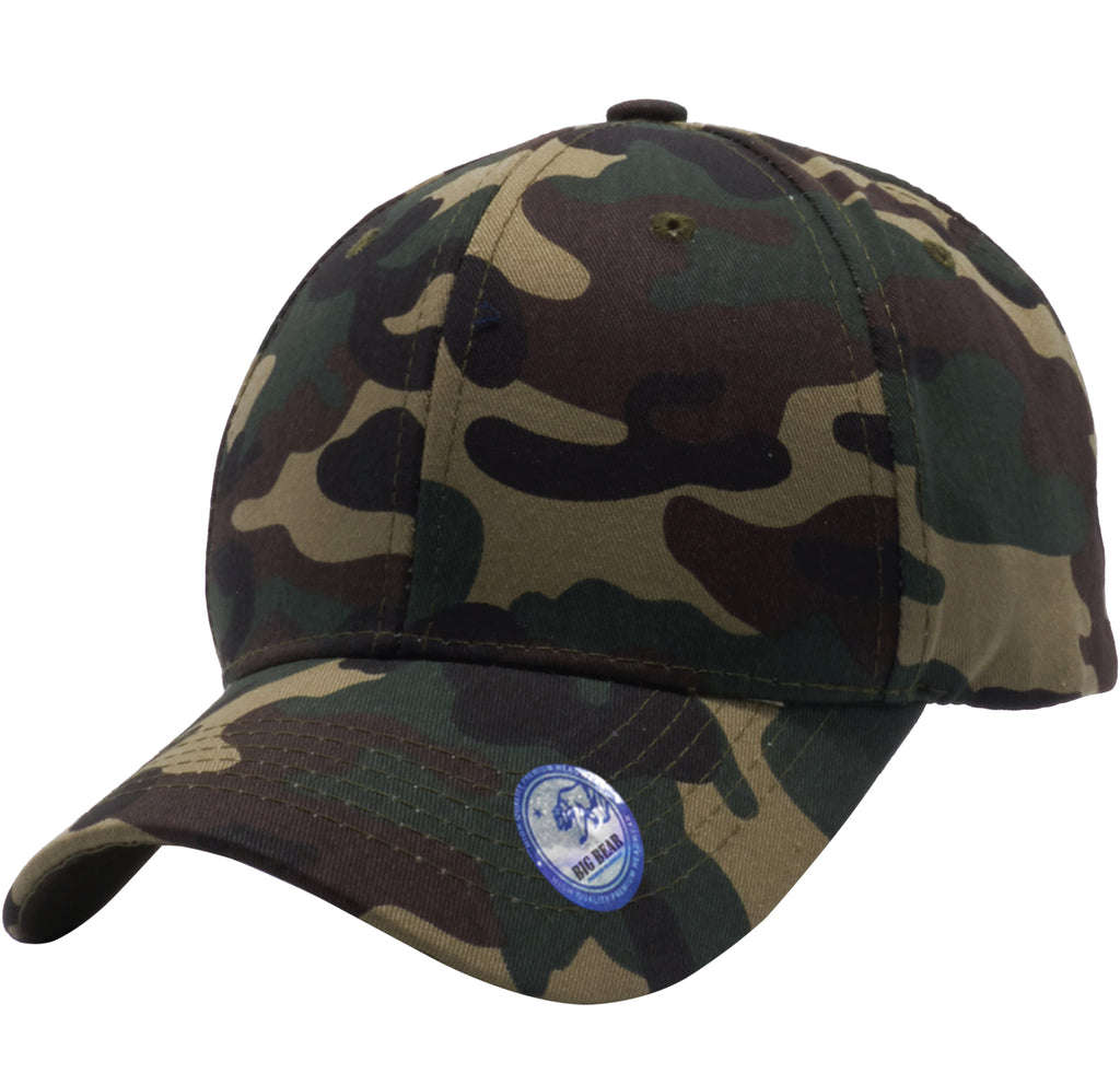 PB128C Pit Bull Hook And Loop Backstrap With Camo Curved Caps [G.Camo ...
