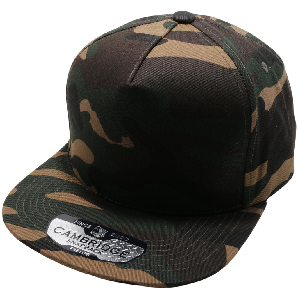 PB106 Pit Bull Cambridge 5 Panel Cotton Snapback Hat [G.Camo] – Pit ...