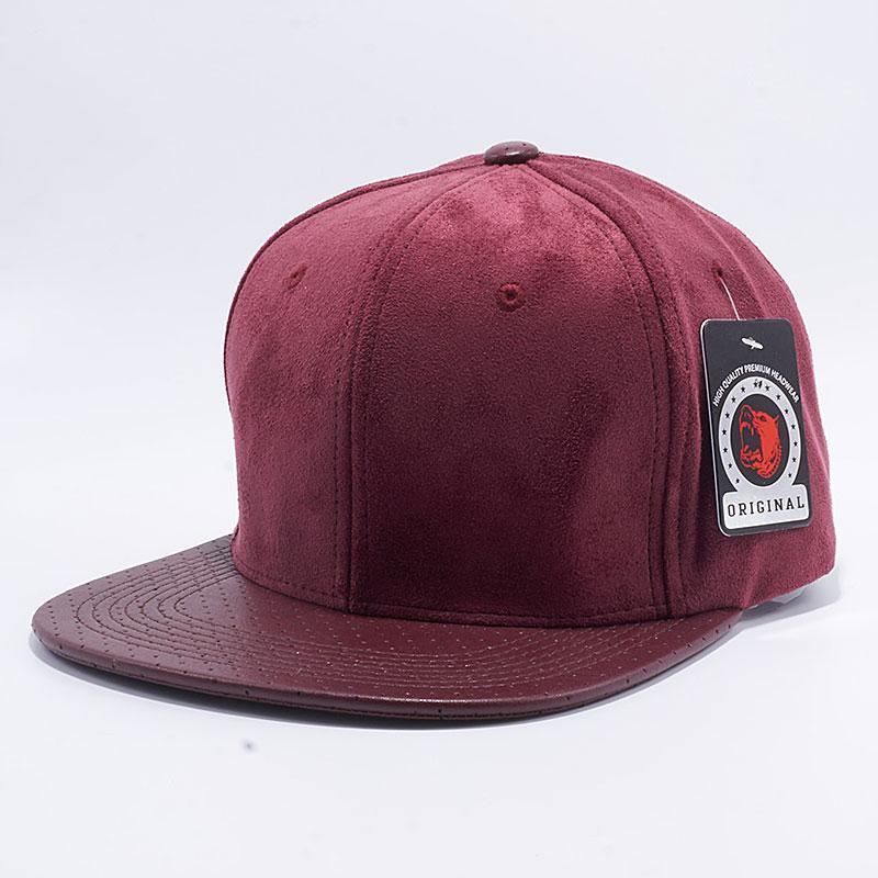 Snapback hats leather Custom Leather