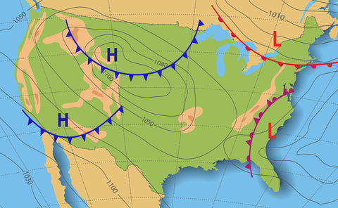 weather map for students