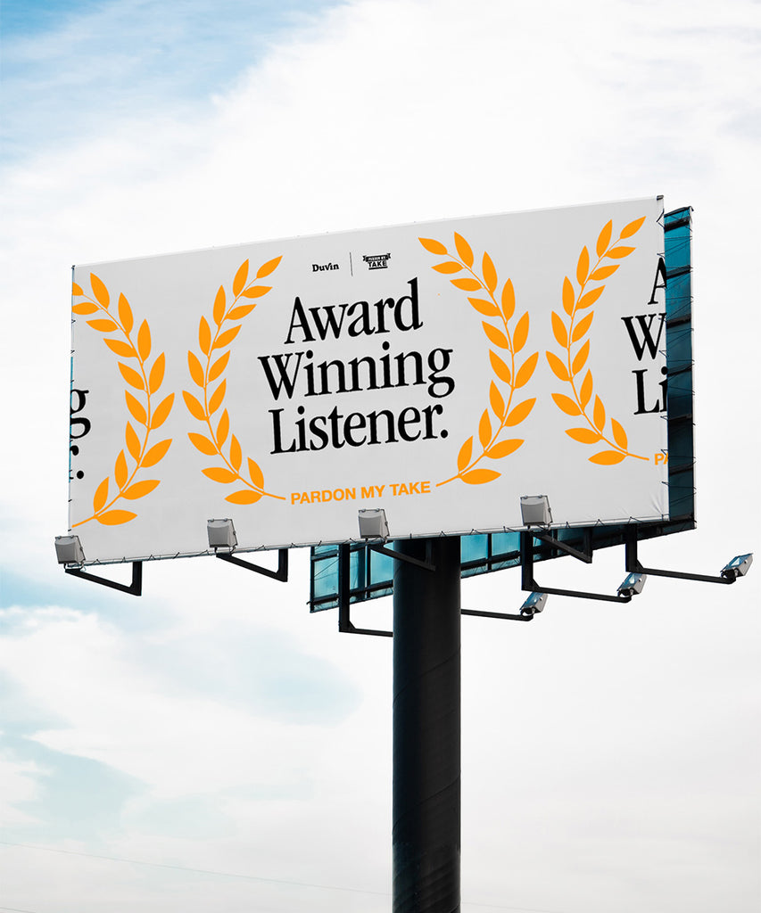 Award Winning Listener Billboard