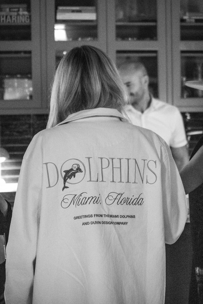 Dolphins Zip Work Jacket