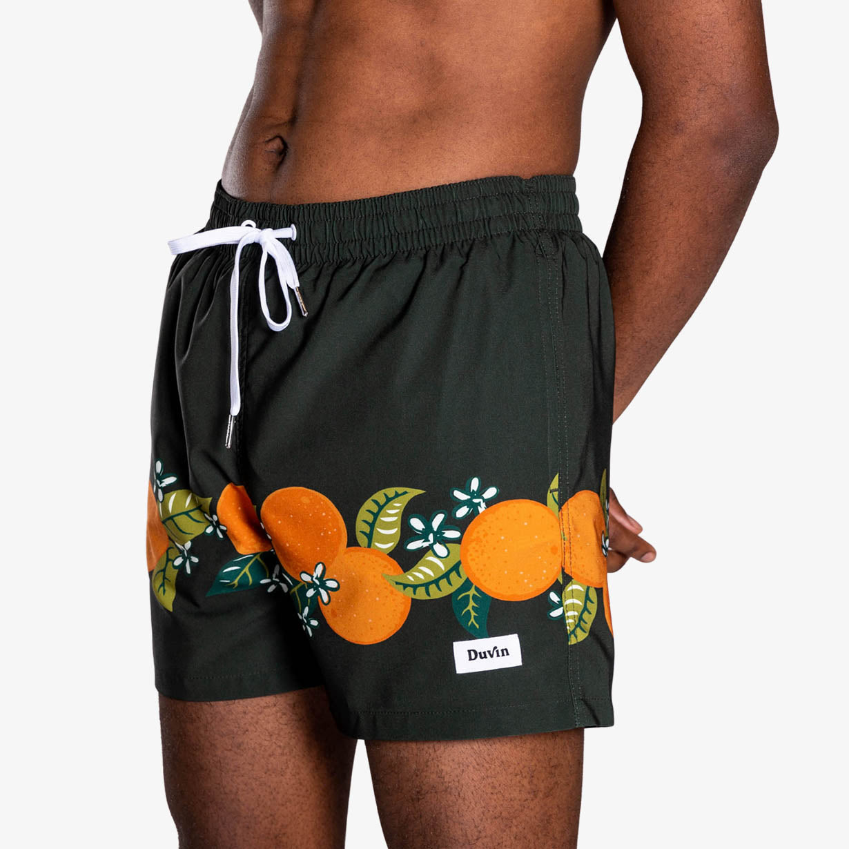 Tropical Orange Swim Short