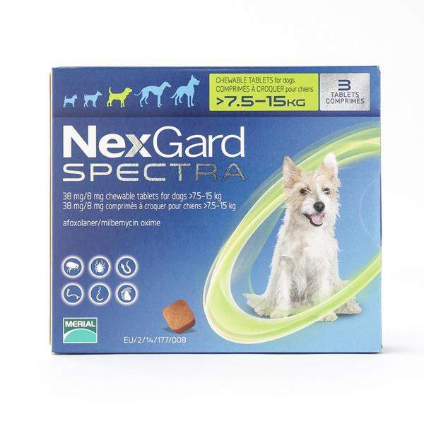 nexgard spectra for dogs 7.6 15kg