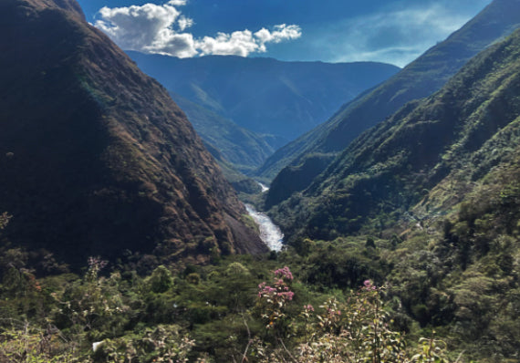 A valley in Yanatile, Peru.