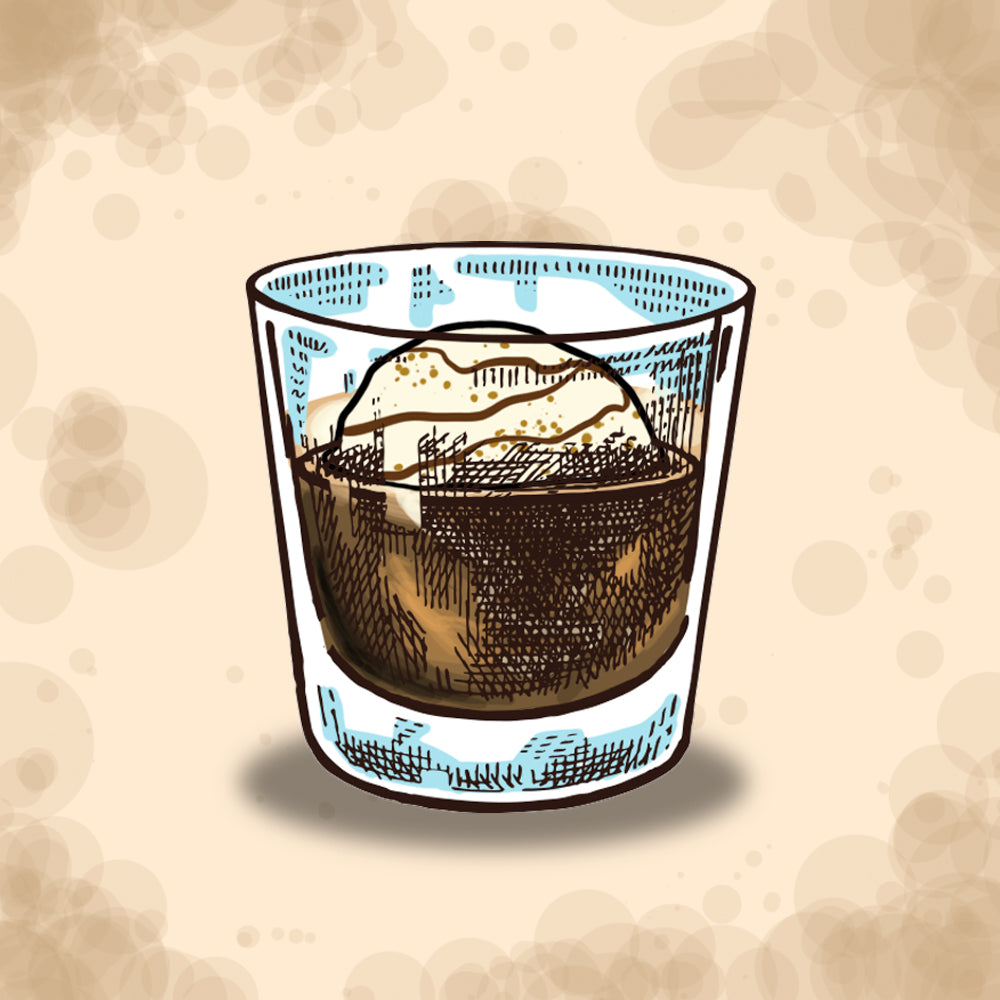 Illustration Chocolate Stout Affogato