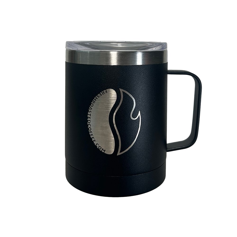 Fresh Roasted Coffee Laser-Etched Stainless Steel Mug