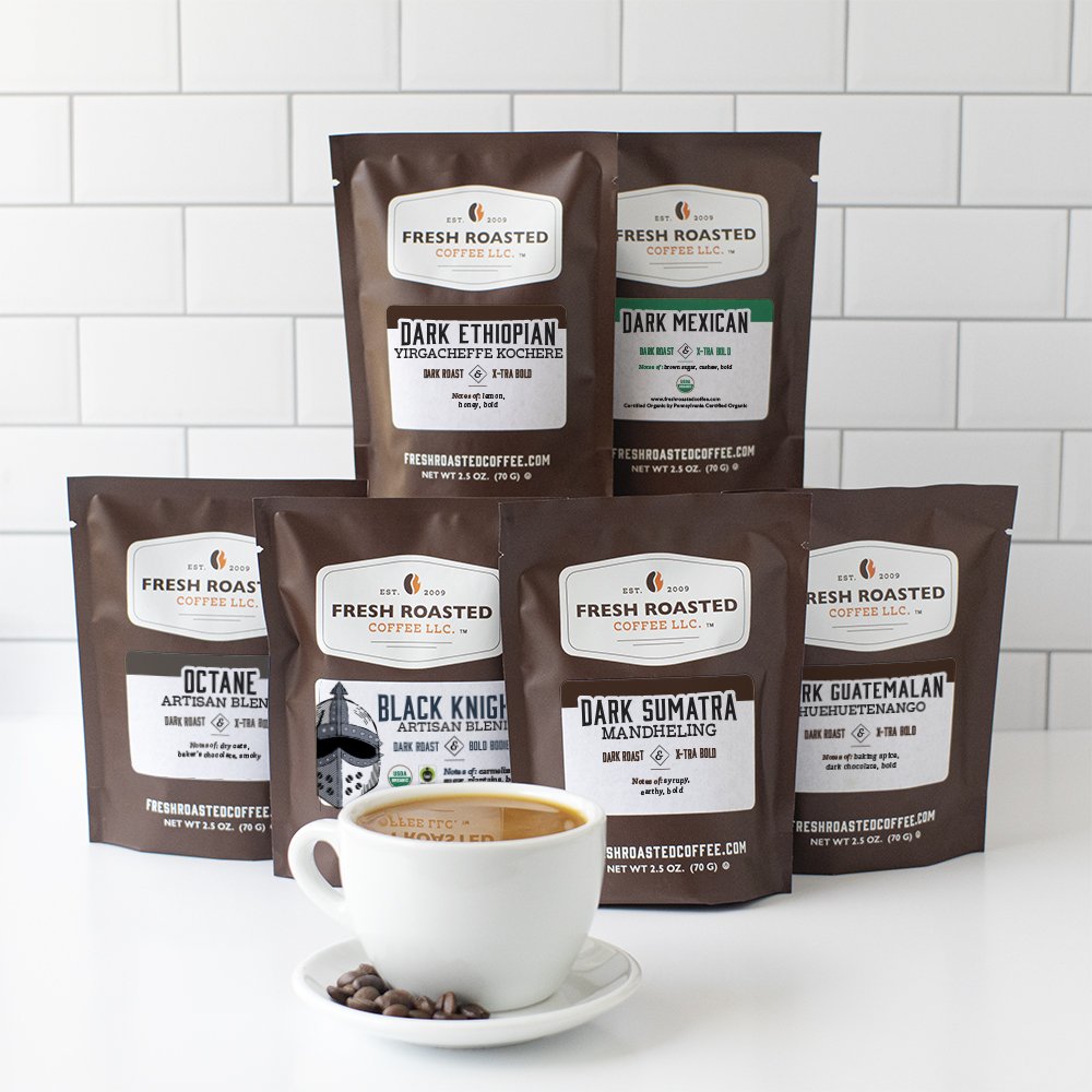 Dark & Delicious Six Pack - Roasted Coffee Sampler