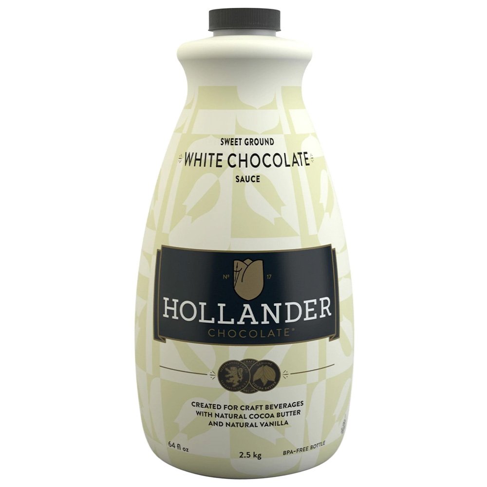 Hollander White Chocolate Café Sauce - Flavored Sauce