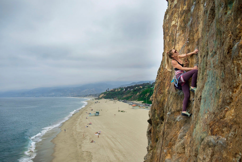 ROCK CLIMBING BEACH BABE - THE WILD ONES INTERVIEW BY WILDLAND ORGANICS