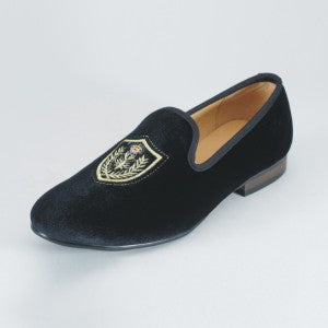 velvet smoking slippers