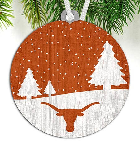Texas A&M Lazeredge Wooden Snowflake Ornament