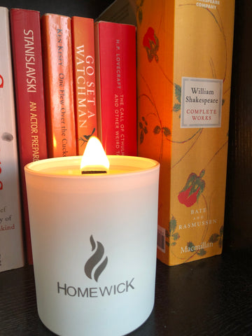 Homewick wooden wick candle