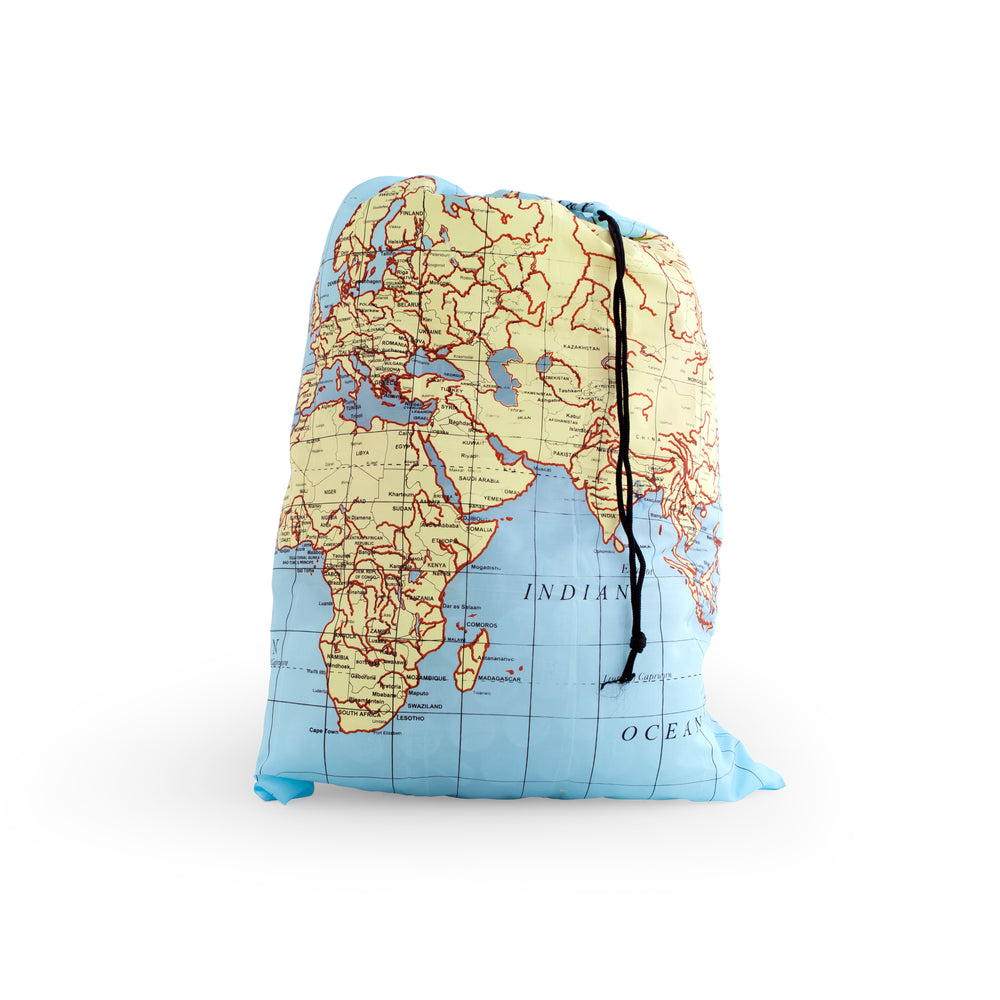 travel laundry bag maps