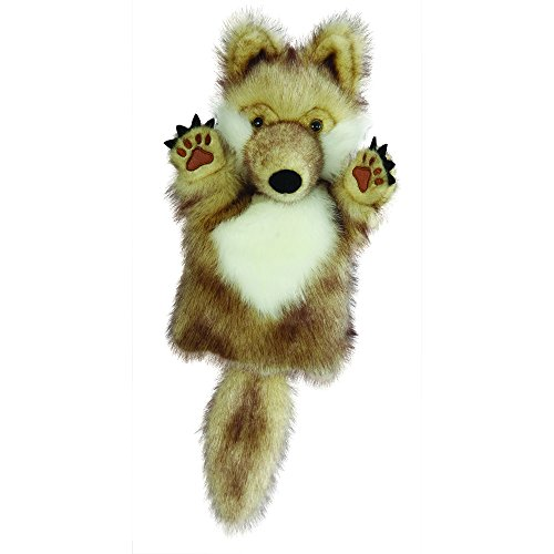 The Puppet Company - Full-Bodied - Brown & White Dog - Hand Puppet