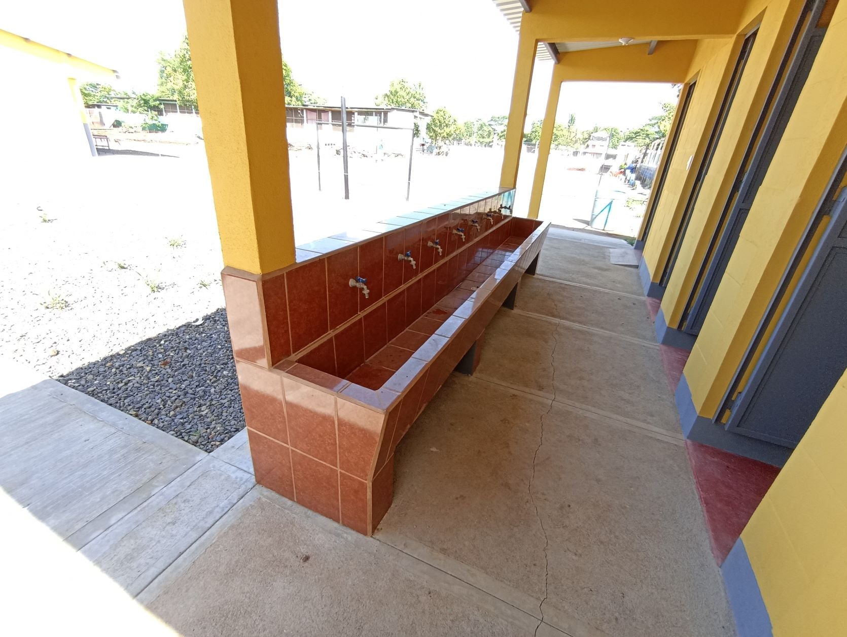 Handwashing Station at Línea B-6 Eje Central School