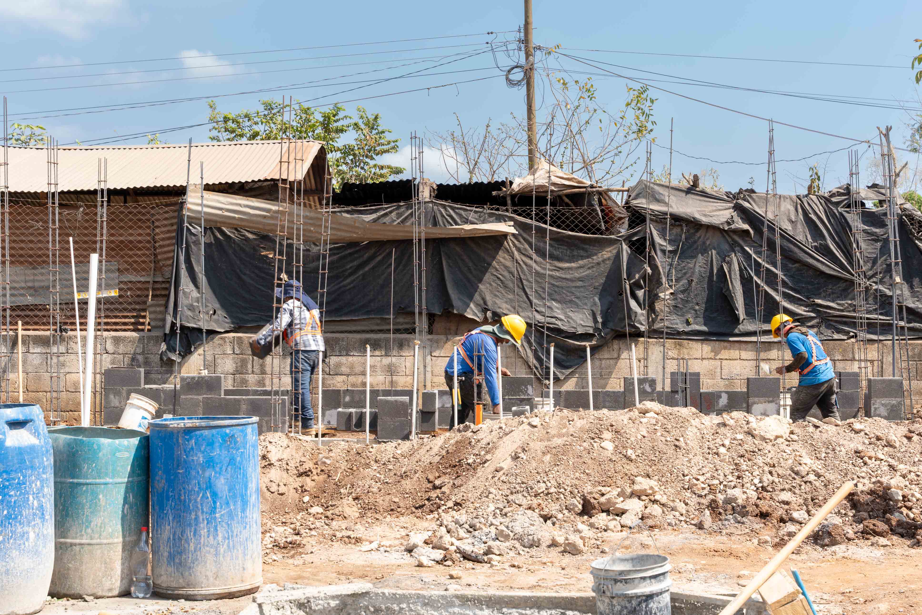 working construction school