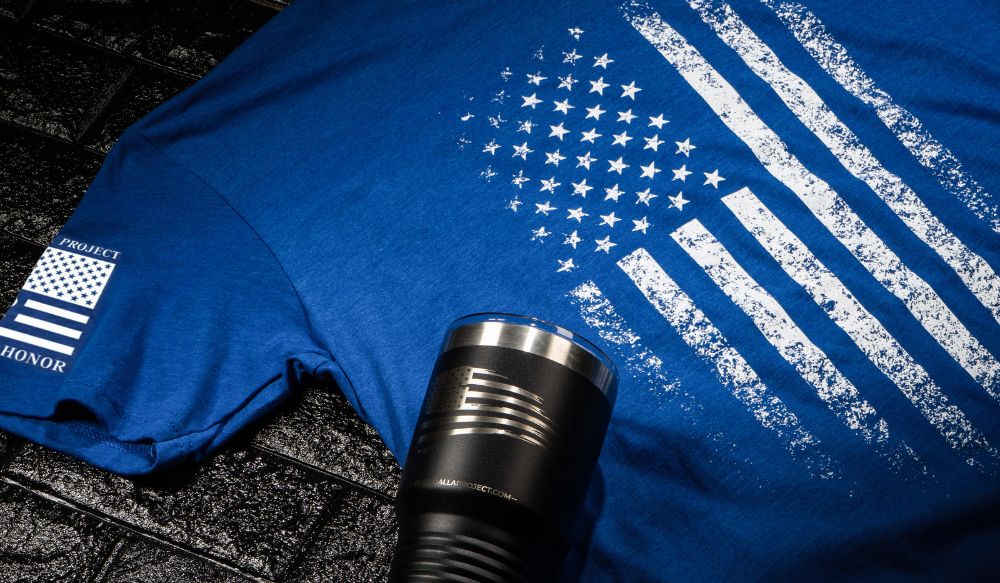 Distressed Flag Tee