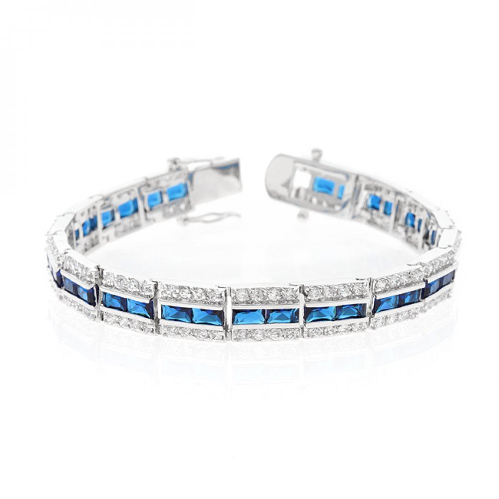 Balboa Blue Cz Bracelet