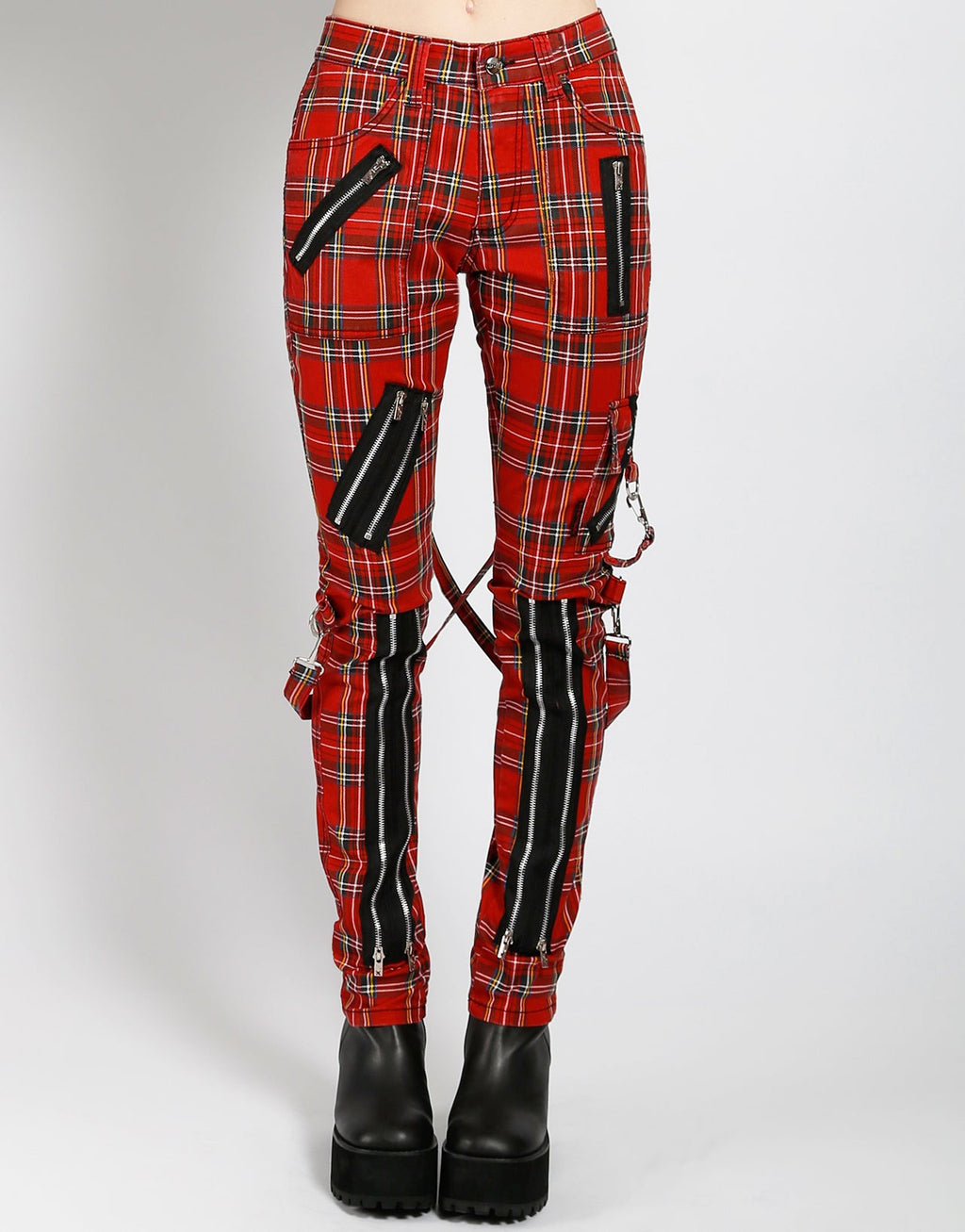 BONDAGE PANT VIOLET PLAID