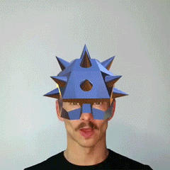 Papercraft Mask Template Instagram Filter
