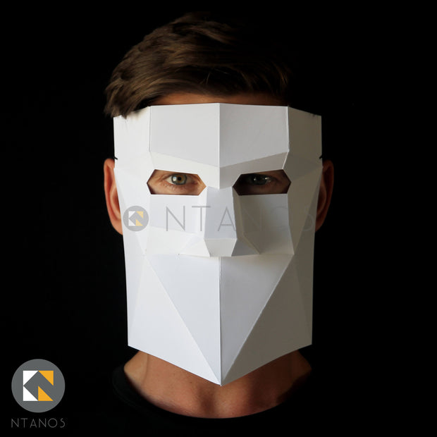 Bauta Venetian Paper Mask | Papercraft by Ntanos