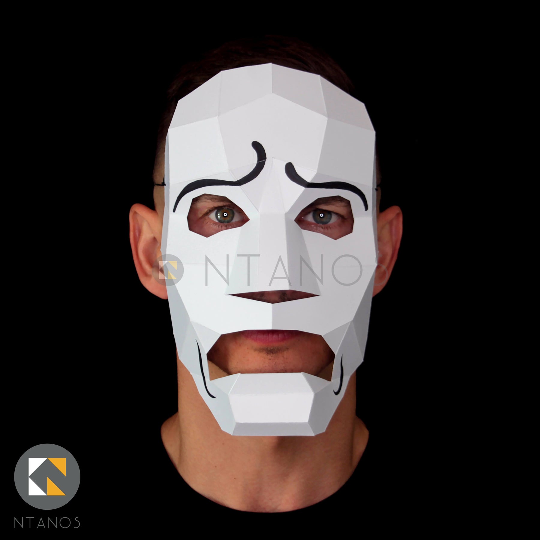 Drama Masks - Comedy and Tragedy | Paper Masks Templates By Ntanos